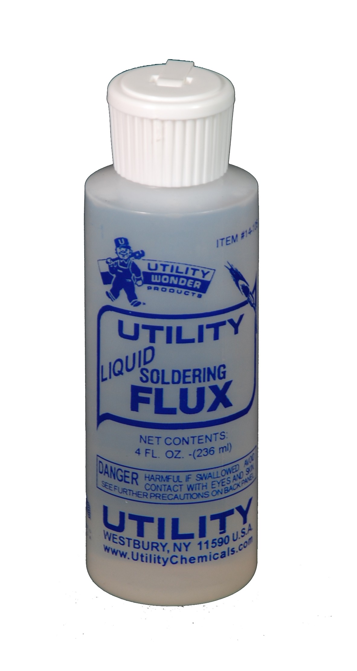 UTILITY LIQUID SOLDERING FLUX - Solder Fluxes & Solder - Plumbing